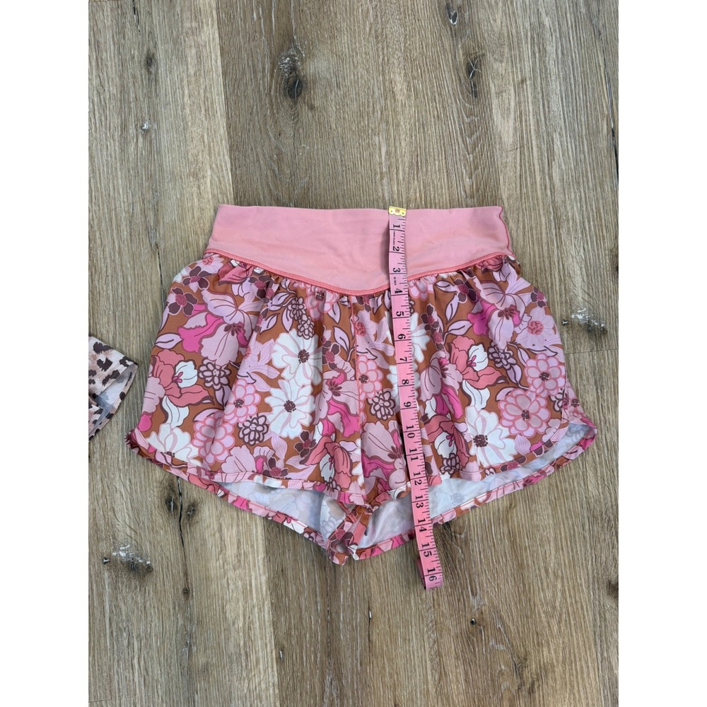 Aerie‎ OFFLINE Real Me Skort Shorts Bundle Festival Women M Pink Floral Leopard - Picture 7 of 15